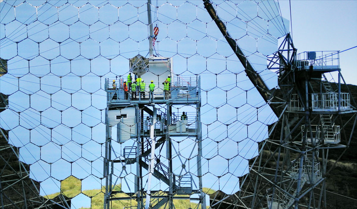LST 1 mirrors