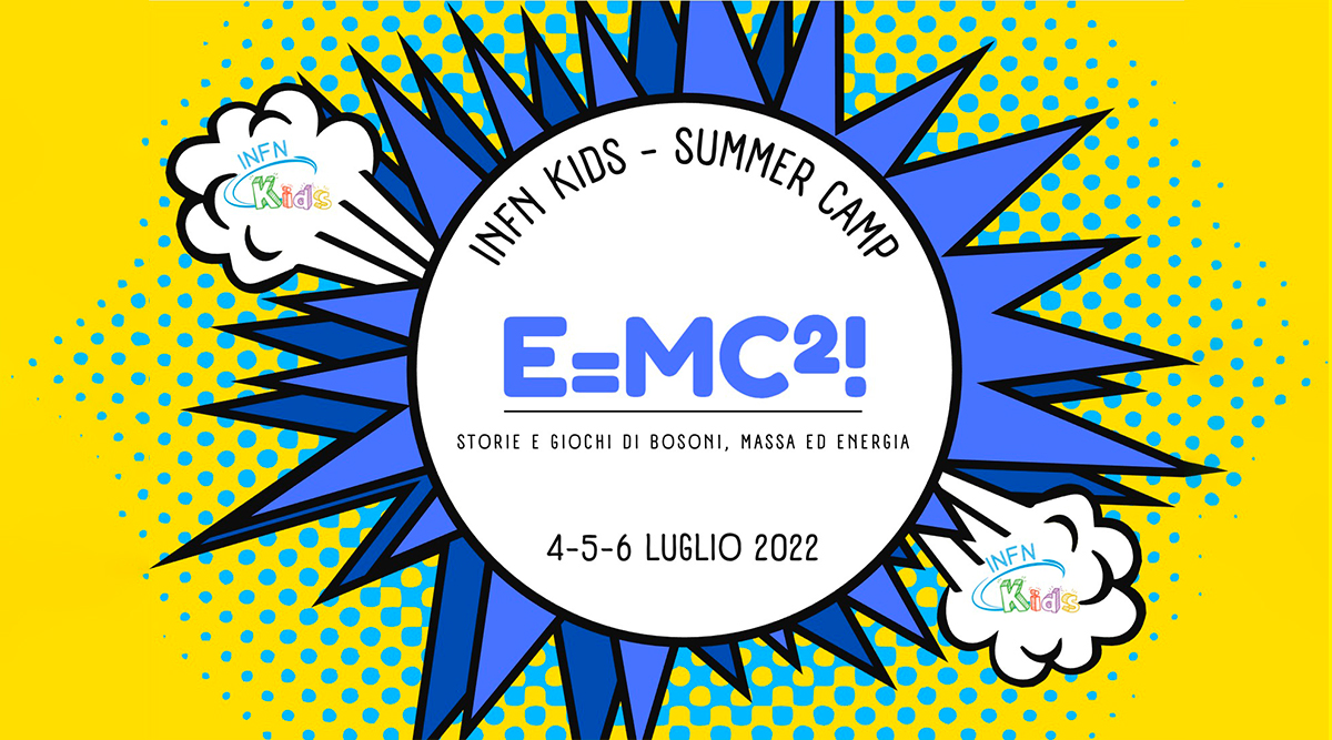 Immagine per il Summer Camp 2022 di INFN Kids