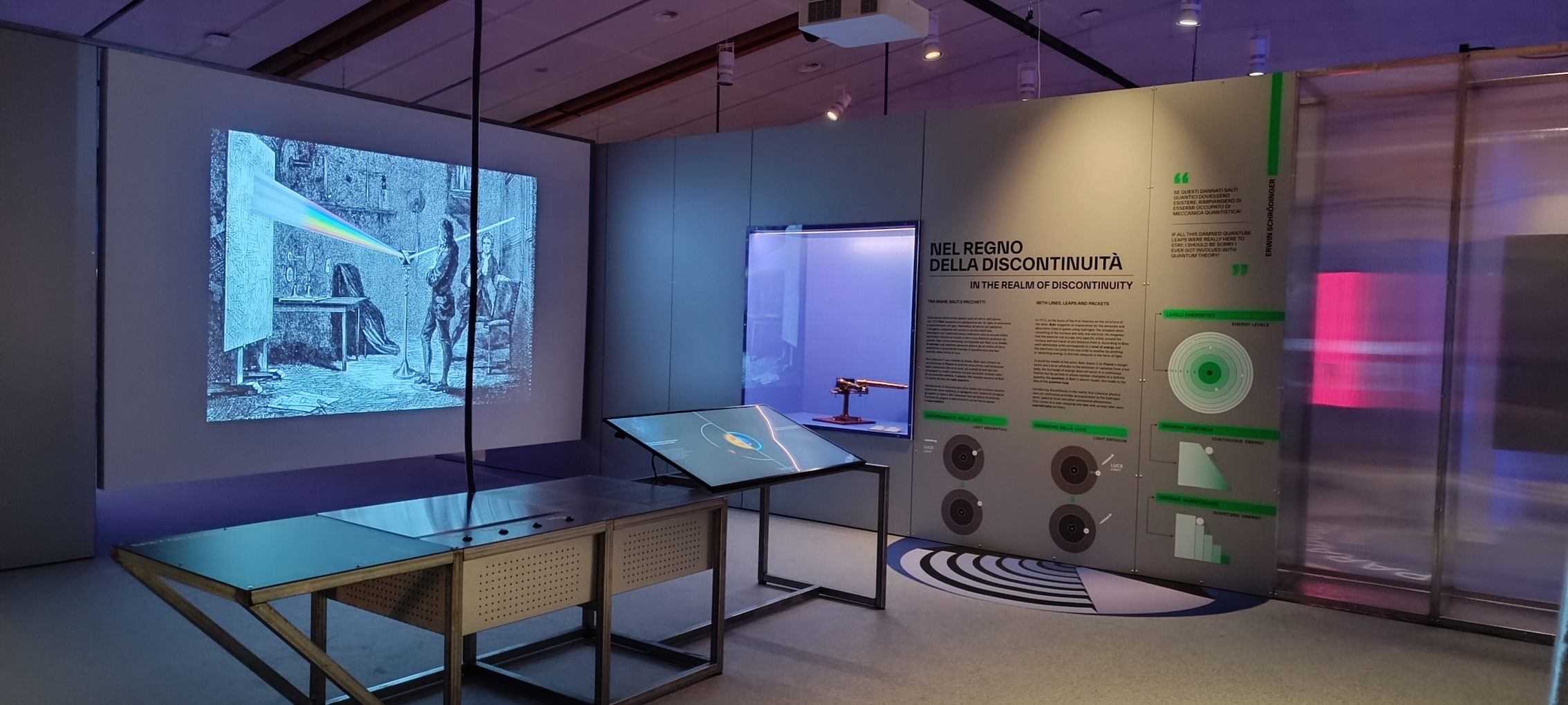 Allestimento mostra Quanto3