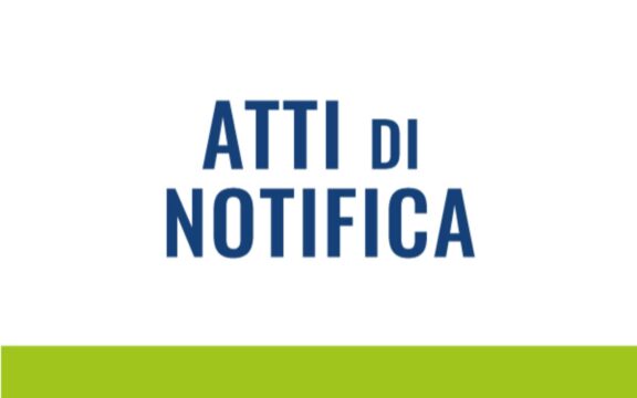atti di notifica