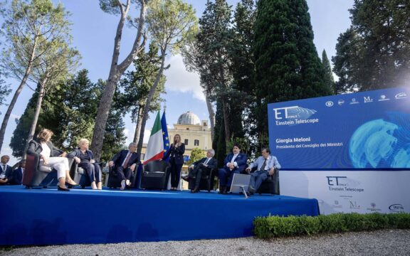 Conferenza con il primo ministro Giorgia Meloni per la Candidatura Italiana di Einstein Telescope