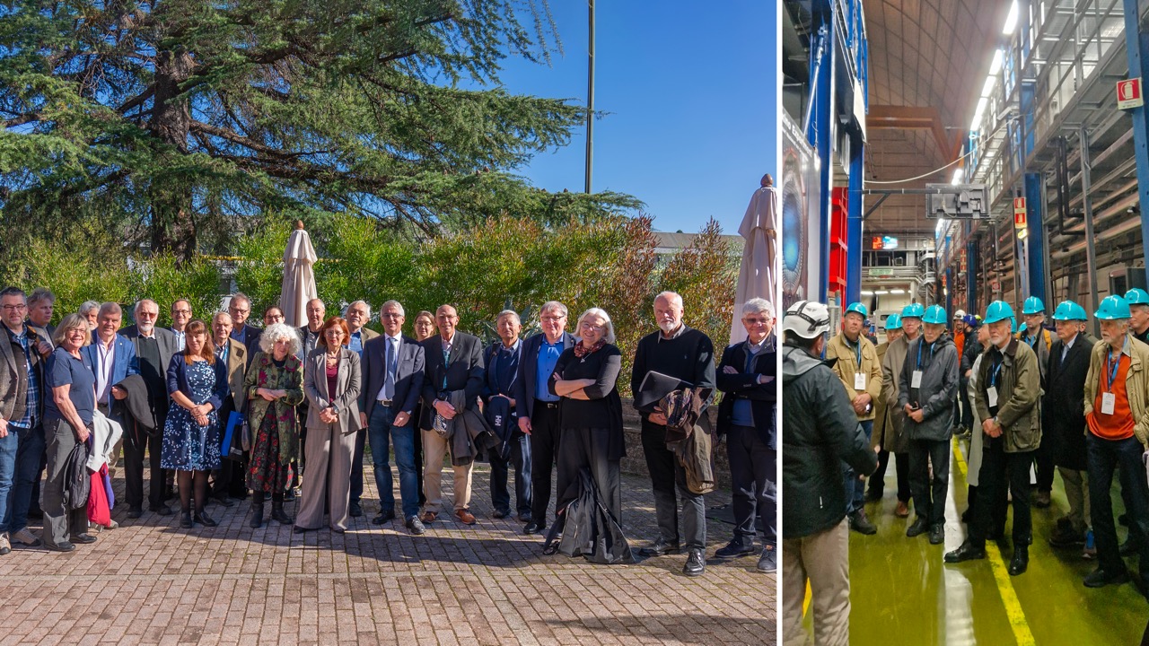 Visita accademia svedere presso LNF INFN