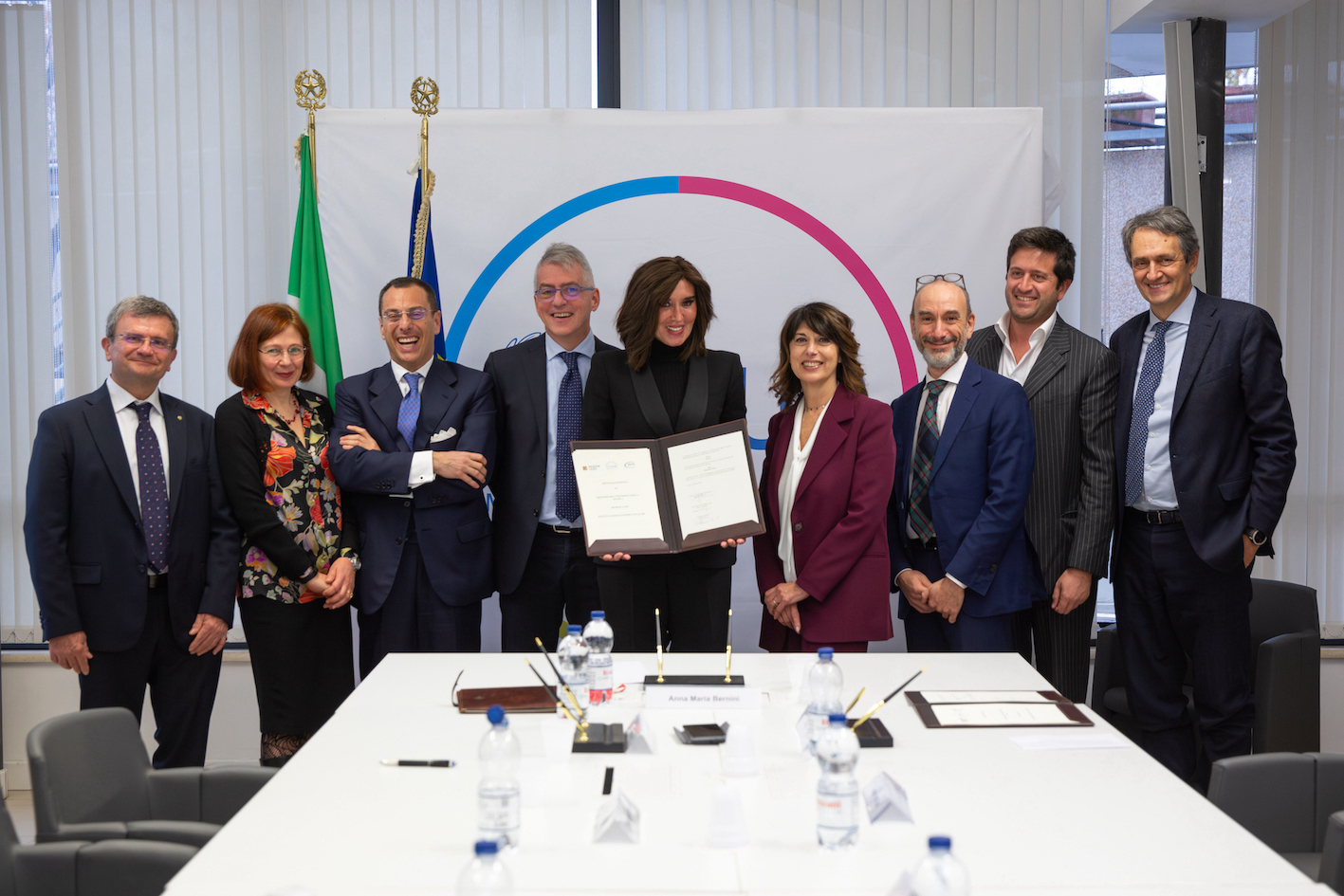 firma dell'accordo tra MUR, Regione lazio e INFN