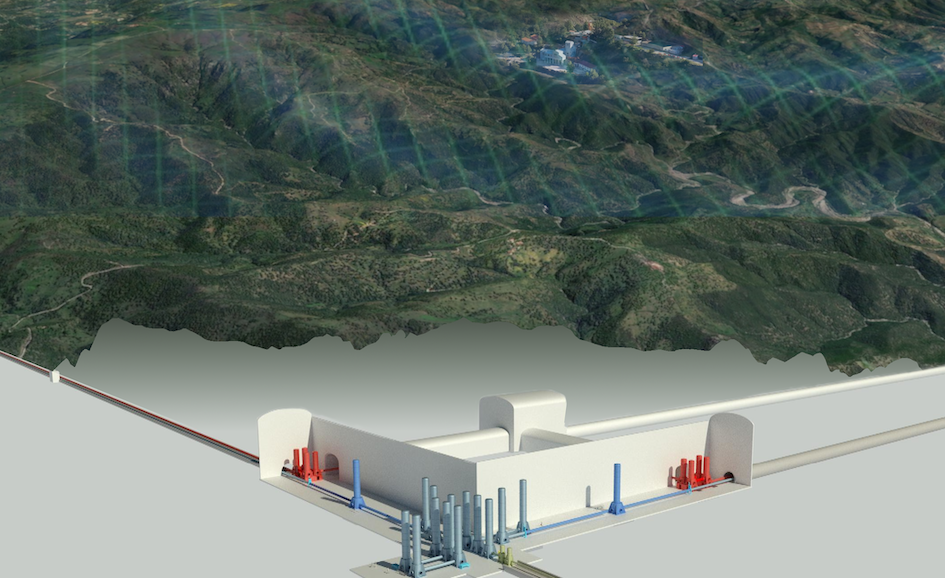 rendering Einstein Telescope