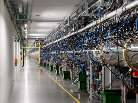 ESS: vista del tunnel dell'acceleratore