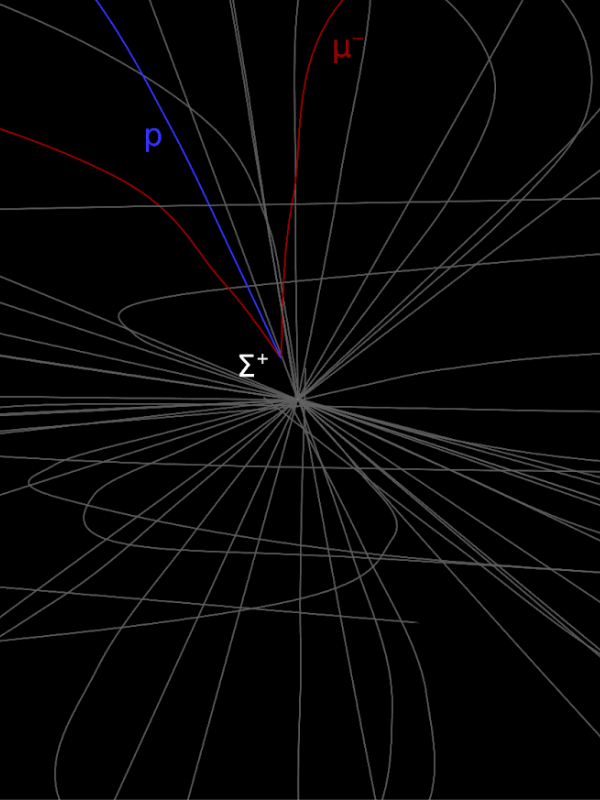 Decadimento del barione sigma-plus ©LHCb