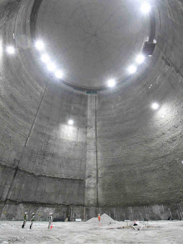 La caverna che ospiterà l'esperimento Hyper-Kamiokande nella prefettura di Gifu, in Giappone. ©Università di Tokyo