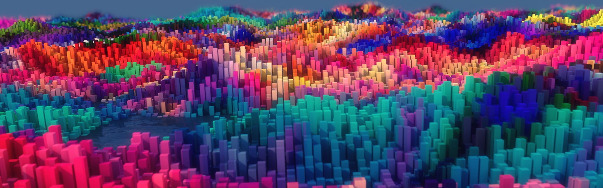 Rendering 3D di un paesaggio digitale ©mik38/iStock