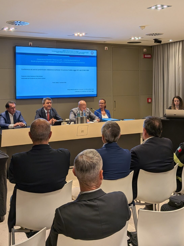 Riunione della Conferenza di Servizi per Einstein Telescope, Cagliari, 7 novembre 2025