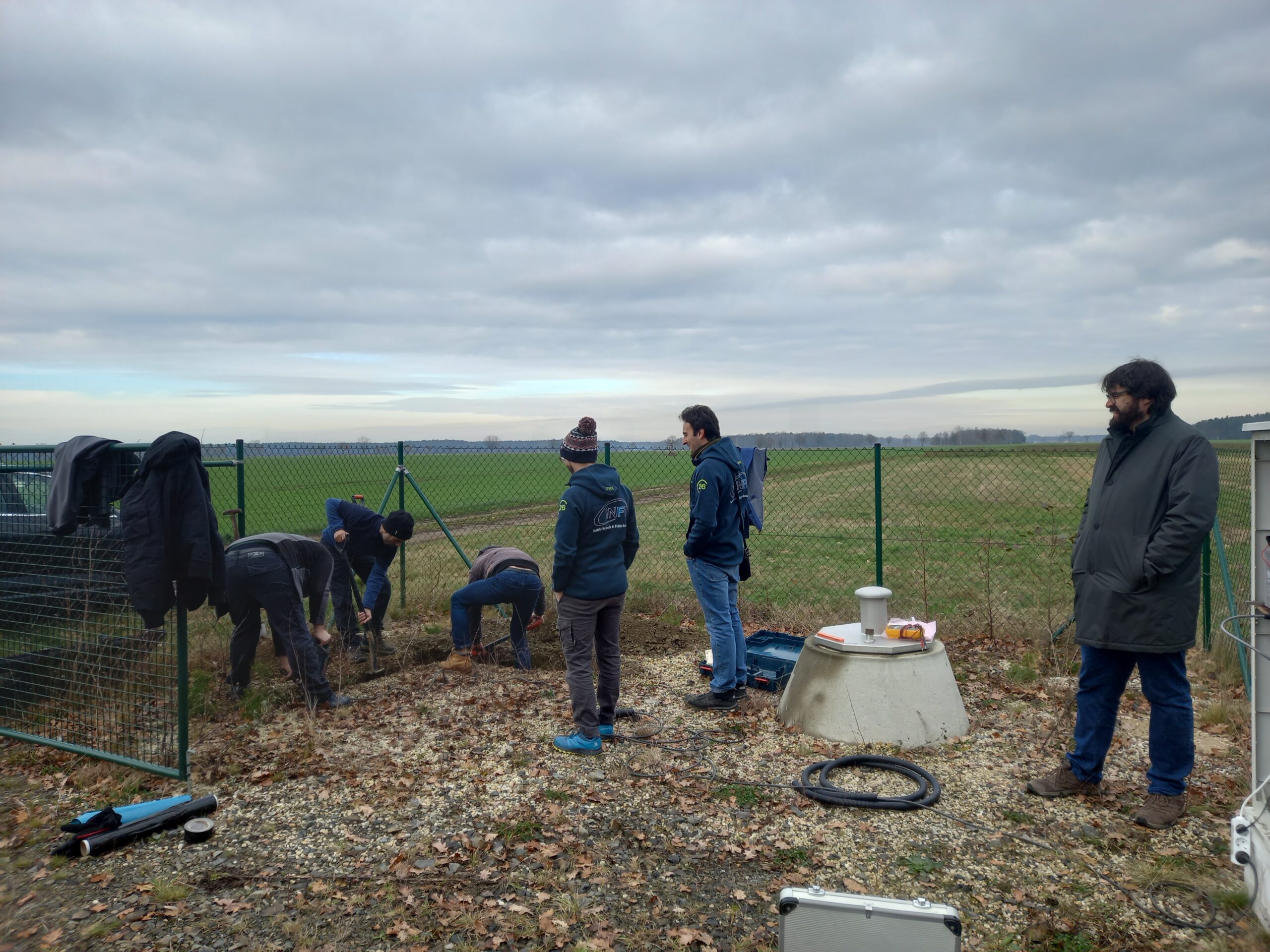 Einstein Telscope: installazione di una stazione di misura avanzata per il rumore elettromagnetico nei pressi di Bautzen, in Sassonia.