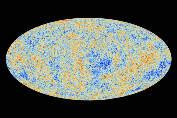 Map of the anisotropies of the cosmic microwave background seen from ESA's Planck satellite. (©ESA and Planck Collaboration)