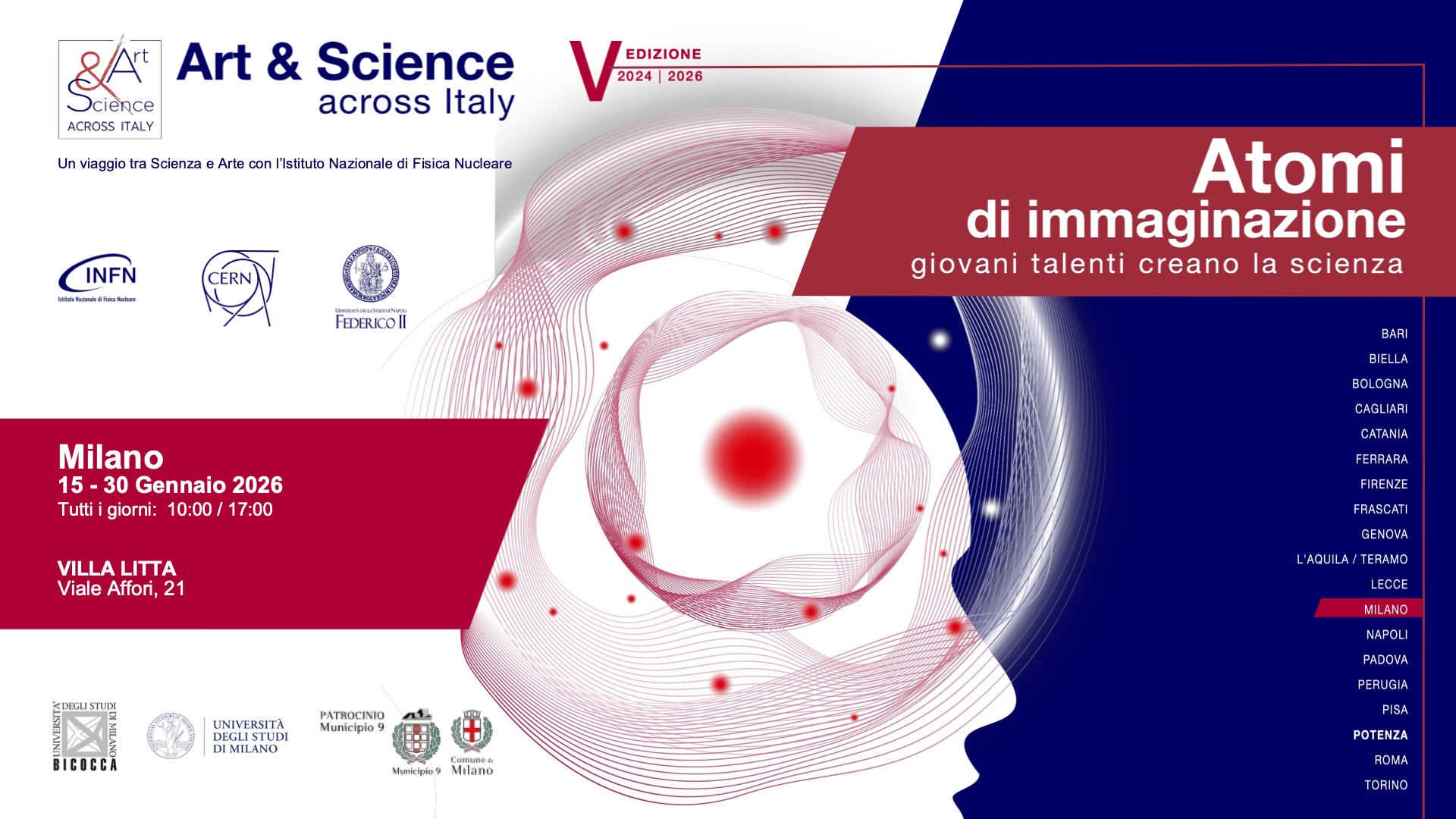 Mostra a Milano di Art&Science Across Italy V edizione (2024-2026)