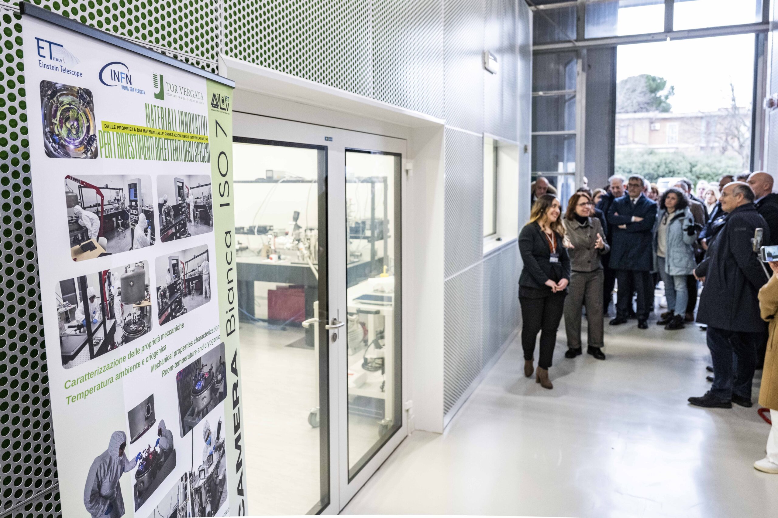Inaugurazione del laboratorio AiLoV-ET della Sezione INFN e dell'Università di Roma Tor Vergata