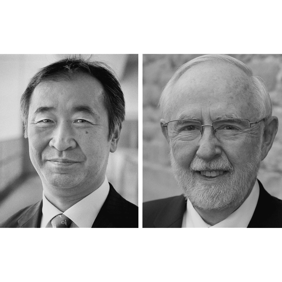 Takaaki Kajita and Arthur McDonald ©Peter Badge/Typos1/Lindau Nobel Laureate Meetings