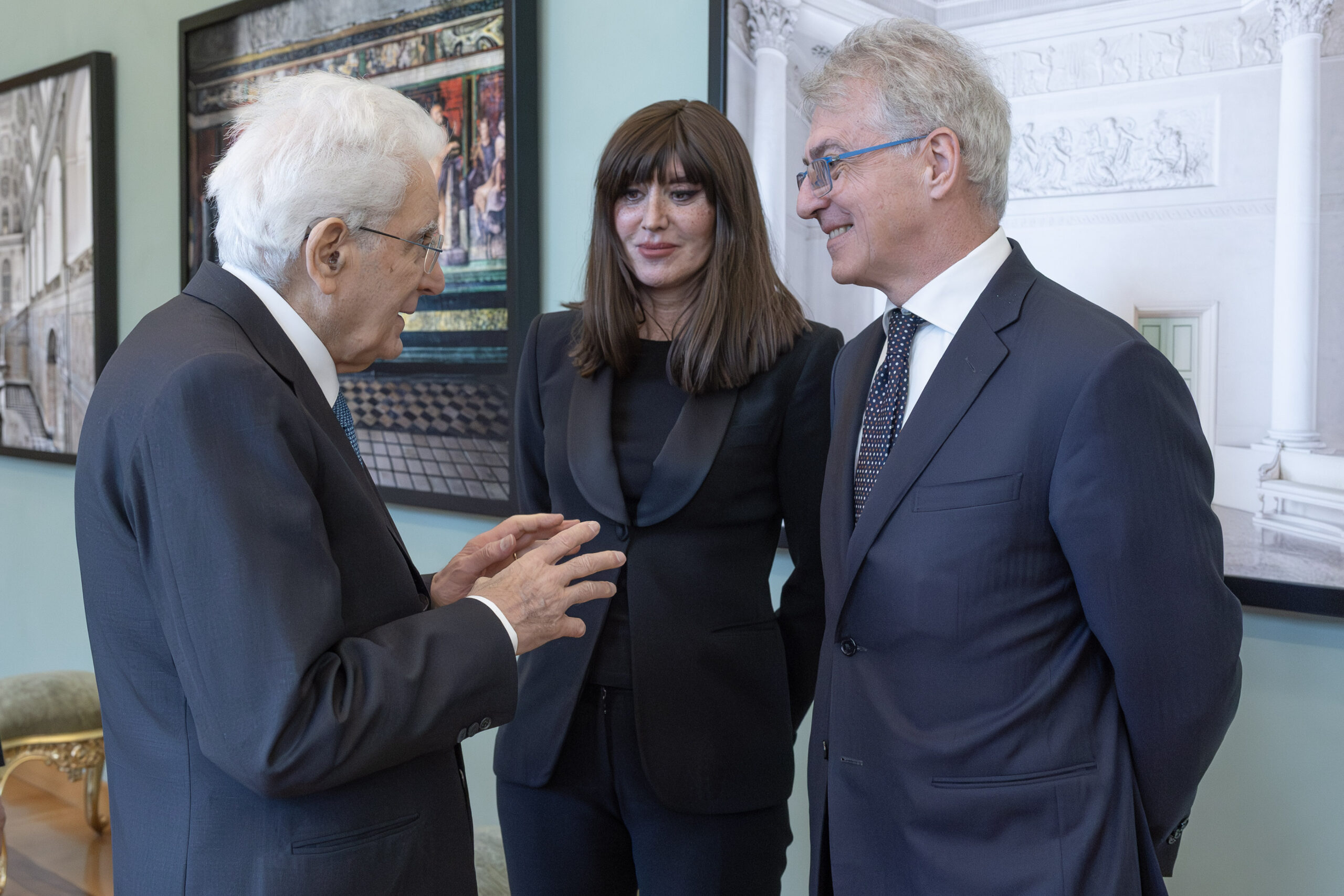 Il Presidente della Repubblica, Sergio Mattarella, ha ricevuto al Quirinale una delegazione dei Presidenti degli Enti di Ricerca, guidata dal Ministro dell’Università e della Ricerca Anna Maria Bernini e dal presidente della CoPER e dell'INFN Antonio Zoccoli (foto di Francesco Ammendola ©Ufficio per la Stampa e la Comunicazione della Presidenza della Repubblica)