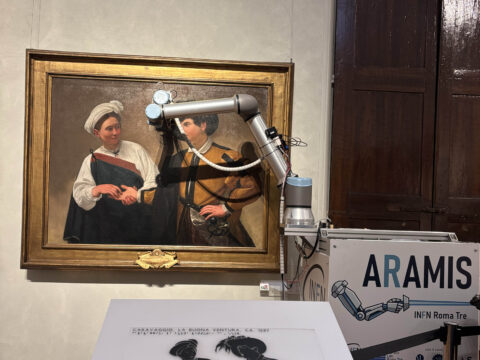 Un robot chirurgo per l’arte: nuove indagini sulla Buona Ventura di Caravaggio