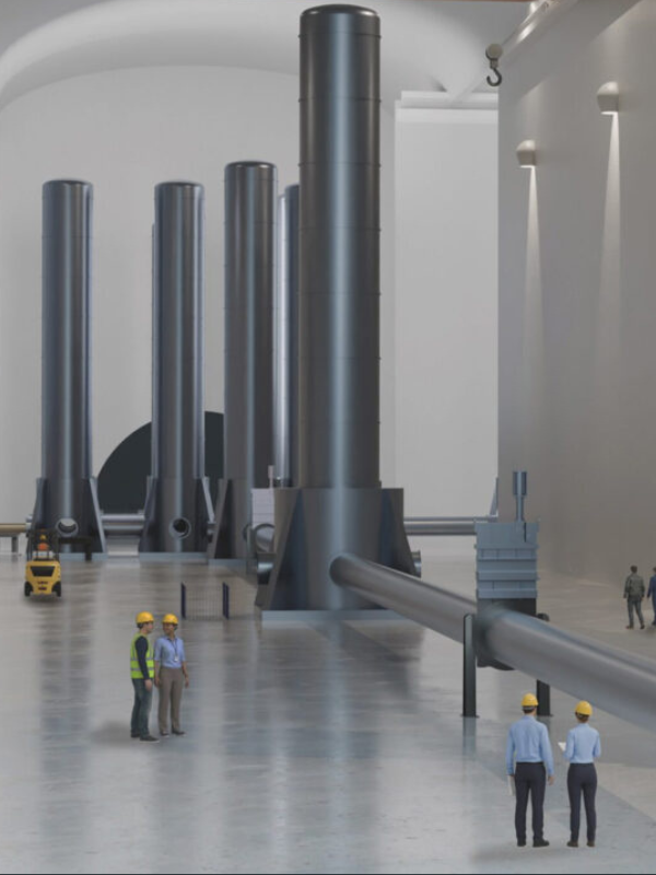 Rendering dell'infrastruttura di ET