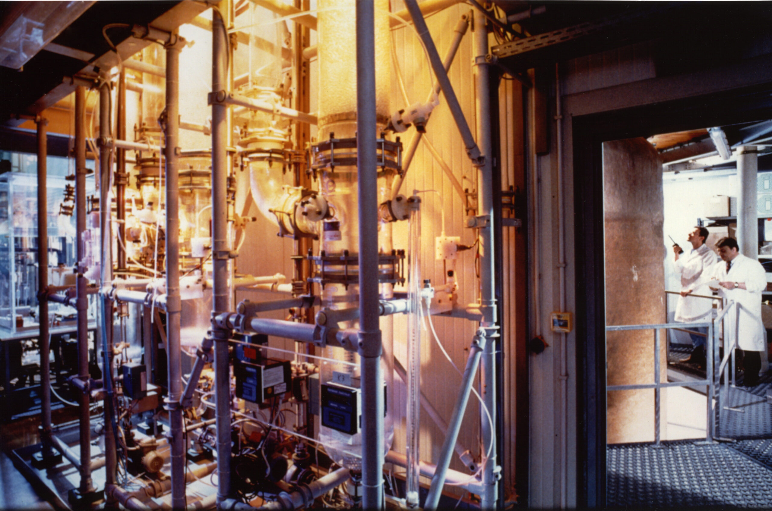 L'esperimento Gallex, attivo dal 1991 al 1997 nei Laboratori Nazionali del Gran Sasso dell'INFN.